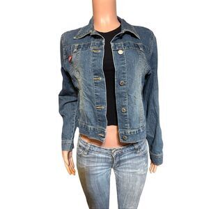 Roommates long sleeve denim jean jacket S